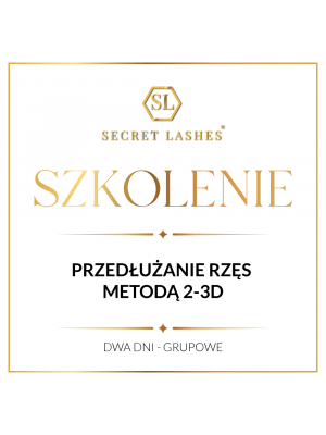 Kurs: Przedłużanie rzęs metodą 2D-3D - 2 dni Grupowe 
